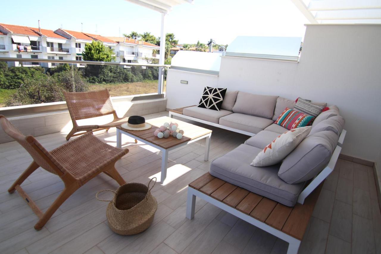 Hanioti Suite Maisonette In Front Of The Sea Dış mekan fotoğraf